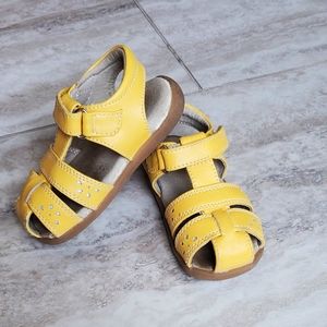 See Kai Run Yellow Sandles